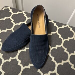Lucky Brand Navy Blue Flat Loafers